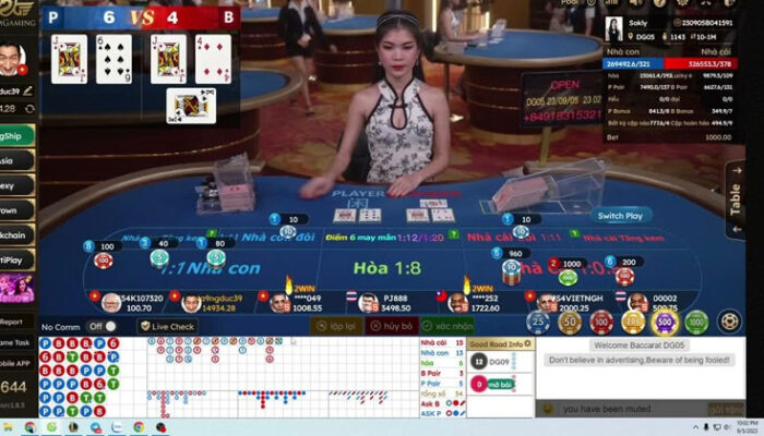 Baccarat Sảnh DG Là Gì?